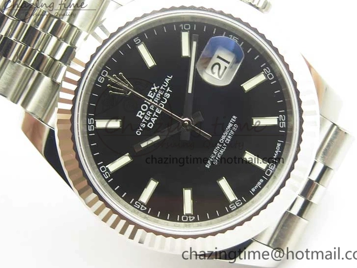 version Stick REF Black Best DateJust New Dial 126334 Edition 1:1 A3235 on Bracelet Markers Jubilee SS 0326